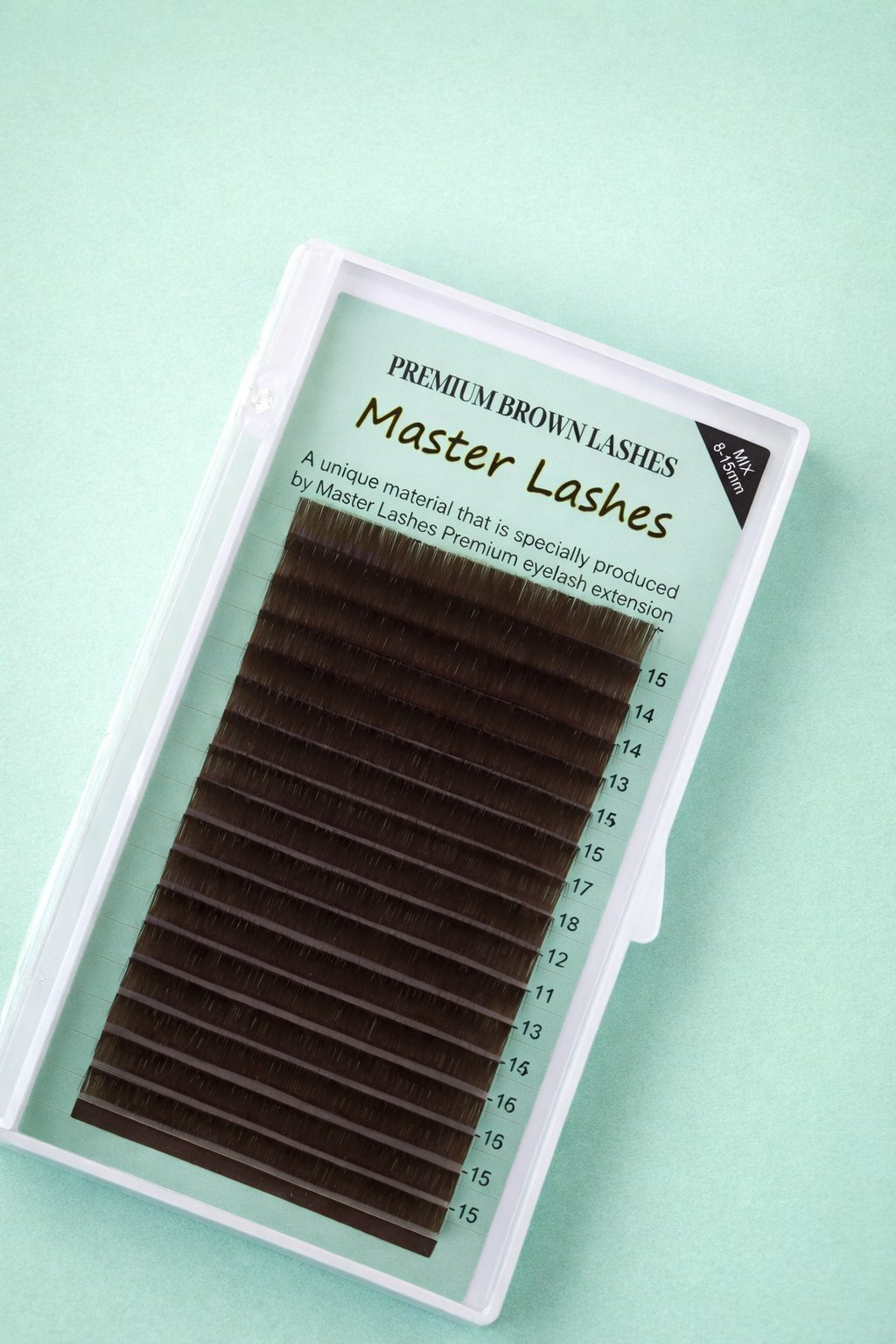 Master Lashes Kahverengi İpek Kirpik 0,07c mix