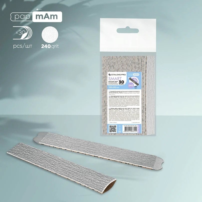 SMART 20 PapmAm Yedek Törpüler, 240 Grit (30 Adet)