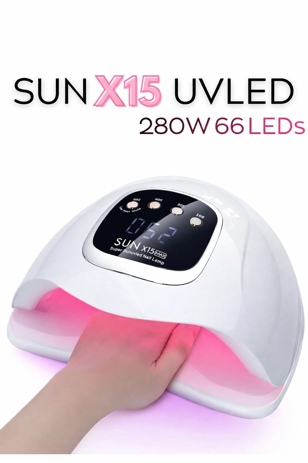 SUN X15MAX UV Işık Makinesi 280watt 66 UV Led