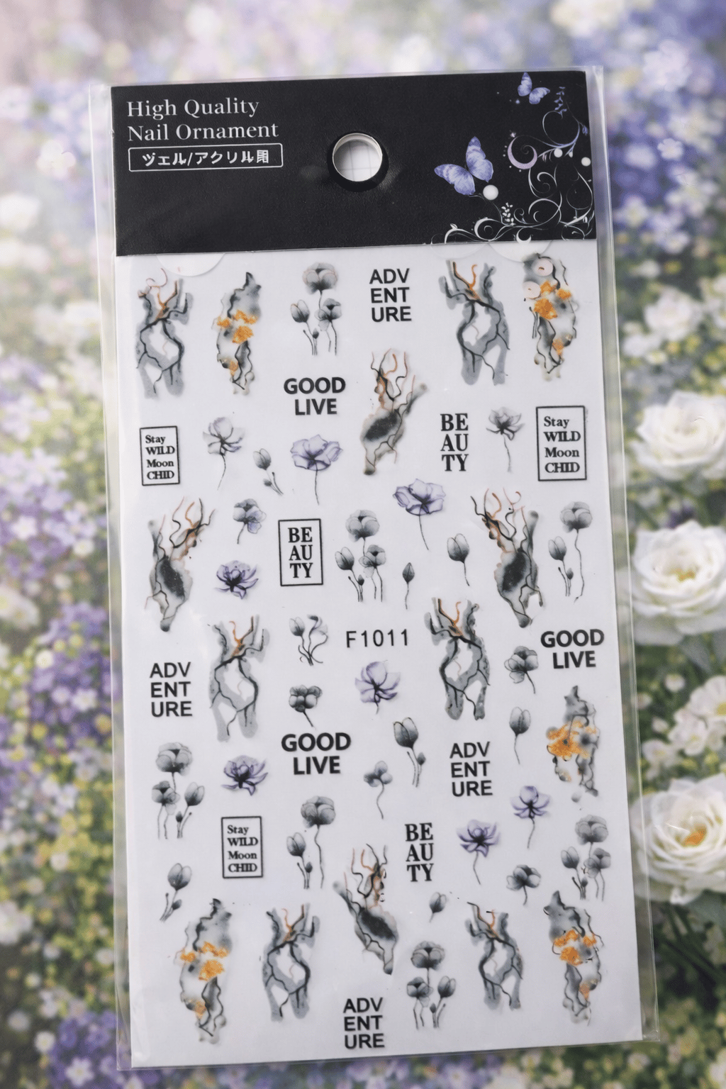 Urban Butterfly & Abstract Nail Art Sticker Series No:02