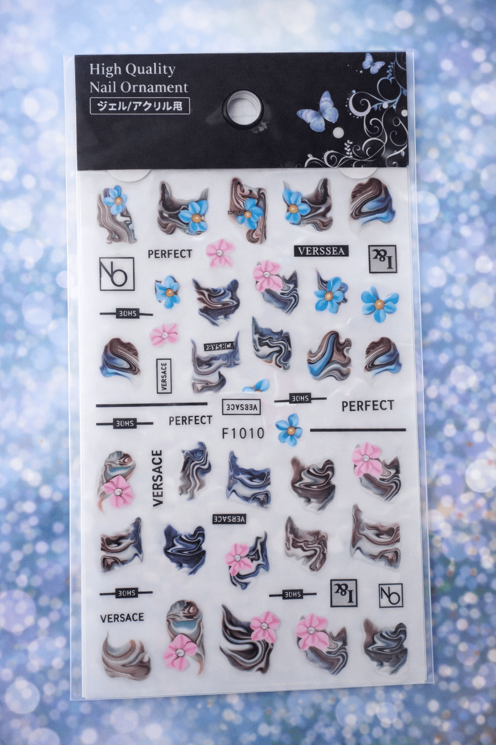 Urban Butterfly & Abstract Nail Art Sticker Series No:05