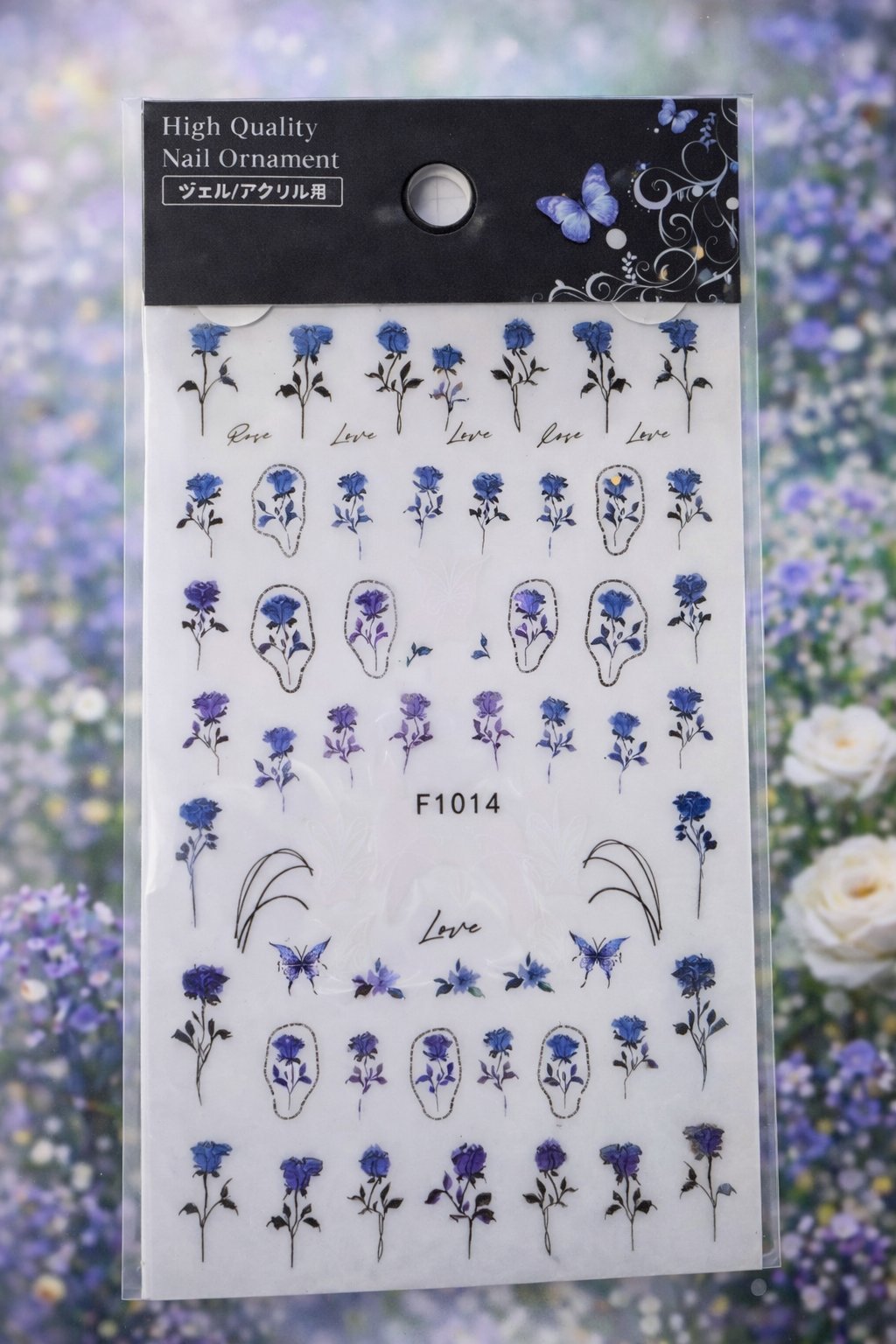 Urban Butterfly & Abstract Nail Art Sticker Series No:04