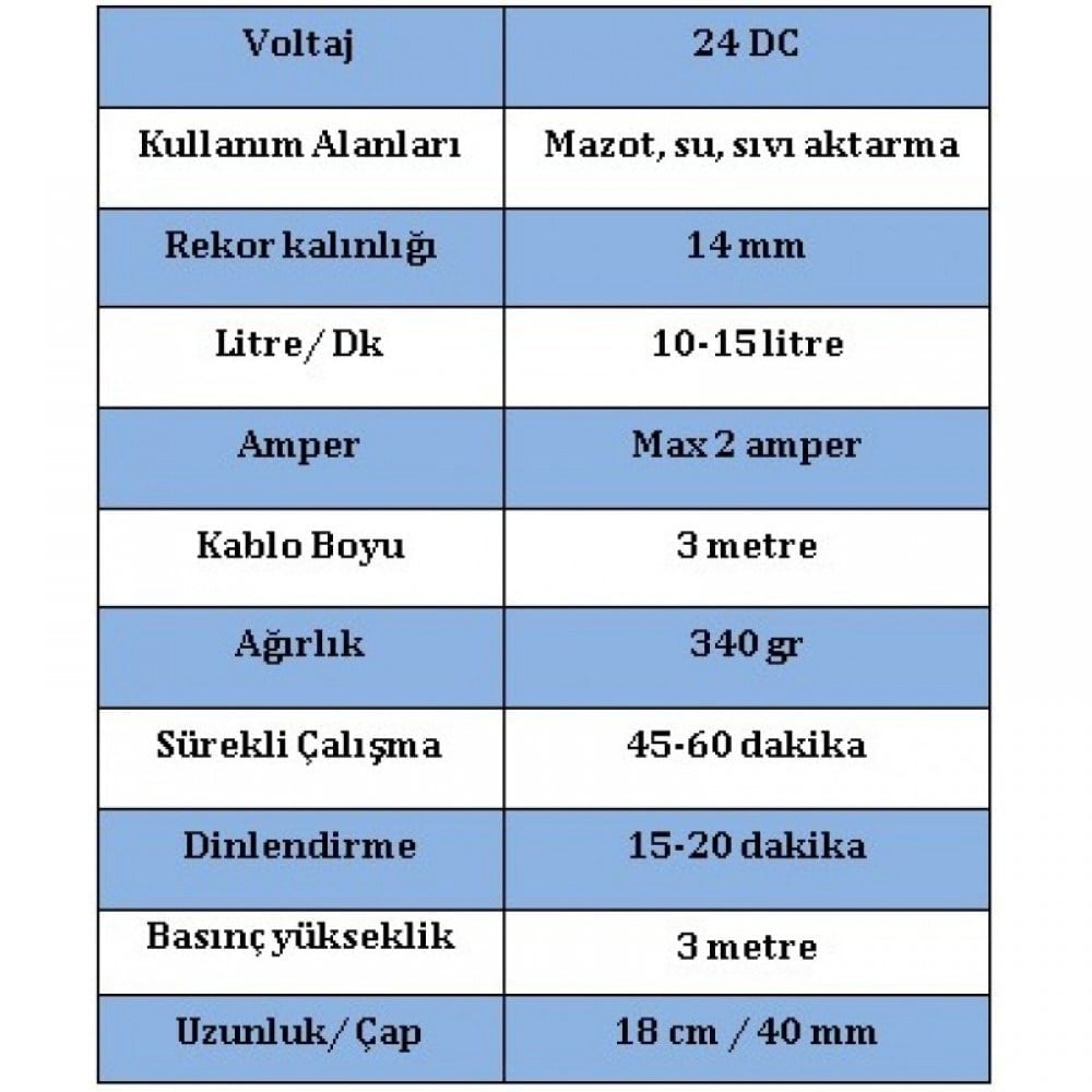 24 VOLT KÜÇÜK 