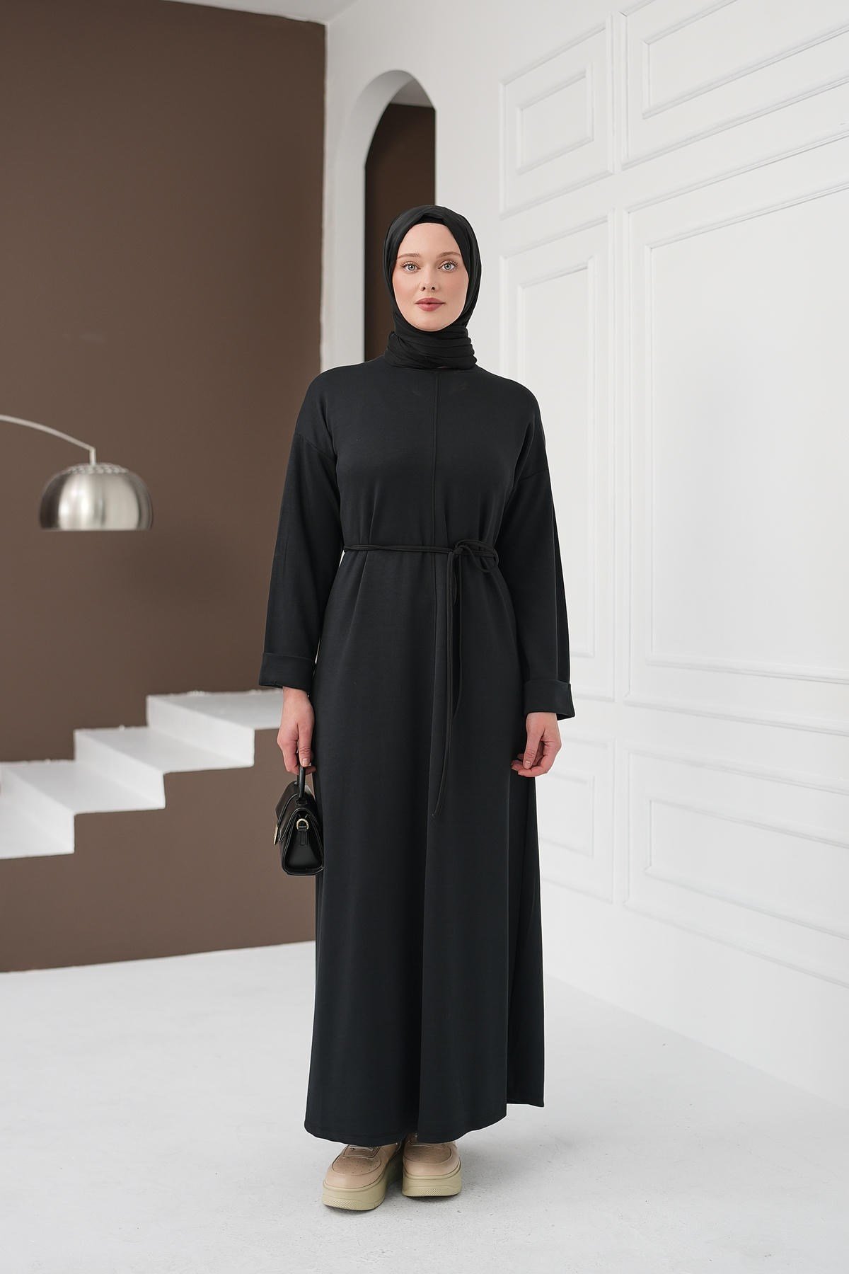 Oysho Elbise - Siyah kadın giyim ürün görseli Arzestore