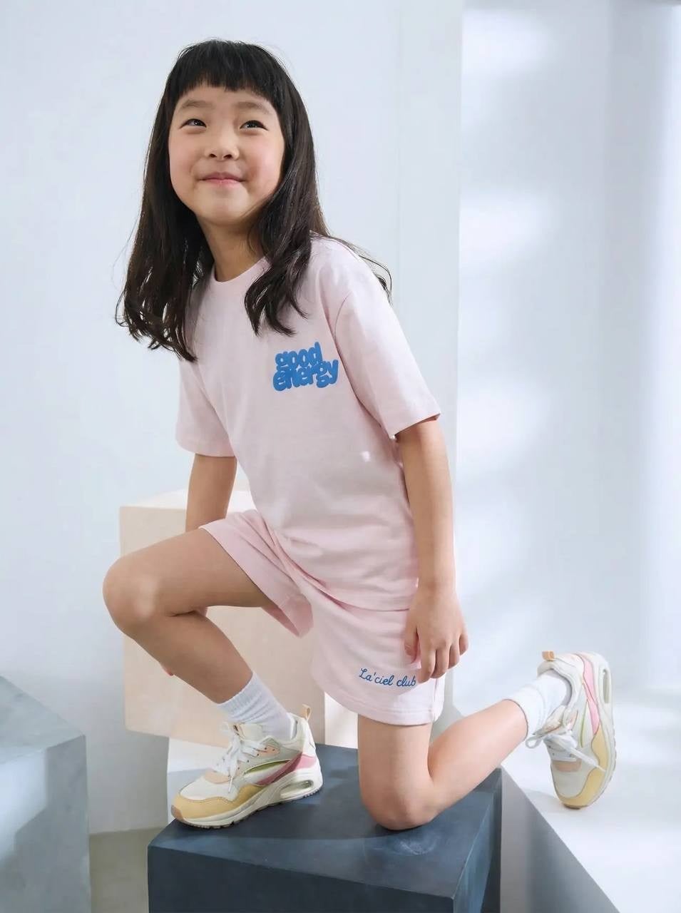 Oversize Pembe İkili Takım 