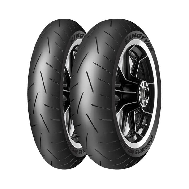 Kingtyre Set 120/70R14 Ve 160/60R14 K95 Radial Ön Arka Takım Performans Scooter Lastiği