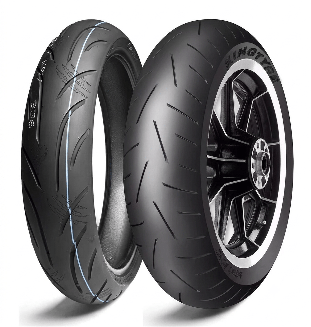Kingtyre Set 120/70ZR17 ve 160/60R15 K97&K95 Ön Arka Lastik