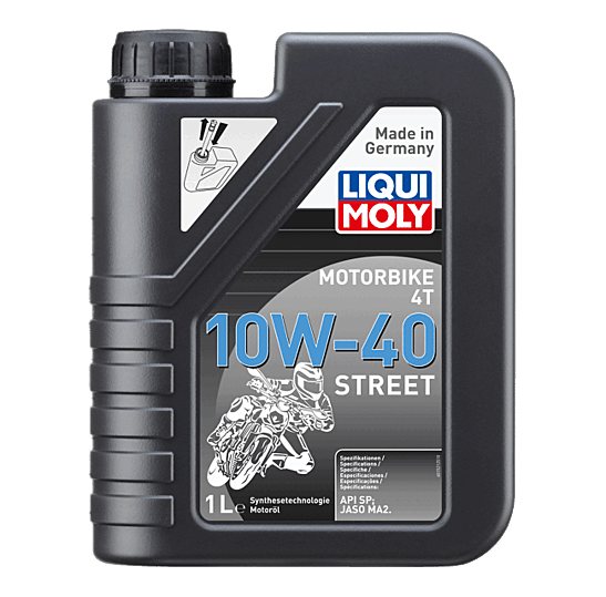 Liqui Moly 10W-40 Street / (10W40) 4T Sentetik Motor Yağı (1L) 