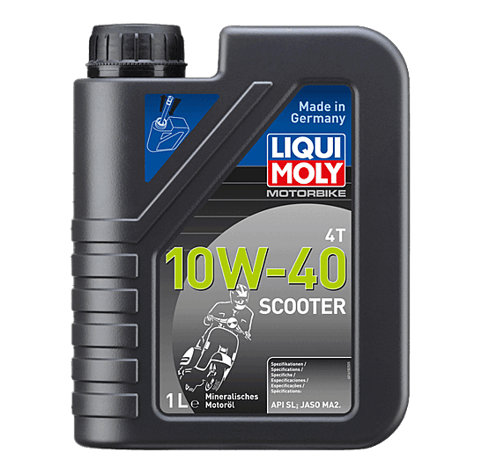 Liqui Moly 10W40 Basic Scooter / (10W40) 4T Mineral Scooter Motosiklet Yağı (1L)