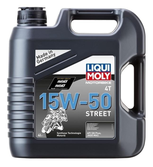 Liqui Moly 15W-50 Street / (15W50) 4T Sentetik Motor Yağı (4L) 