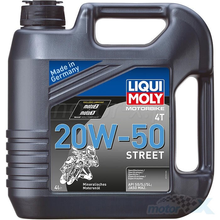 Liqui Moly 20W50 Basic Street / (20W50) 4T Mineral Cadde Motosiklet Yağı (4L) 