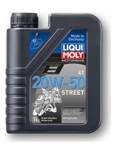 Liqui Moly 20W50 Basic Street / (20W50) 4T Mineral Cadde Motosiklet Yağı (1L) 