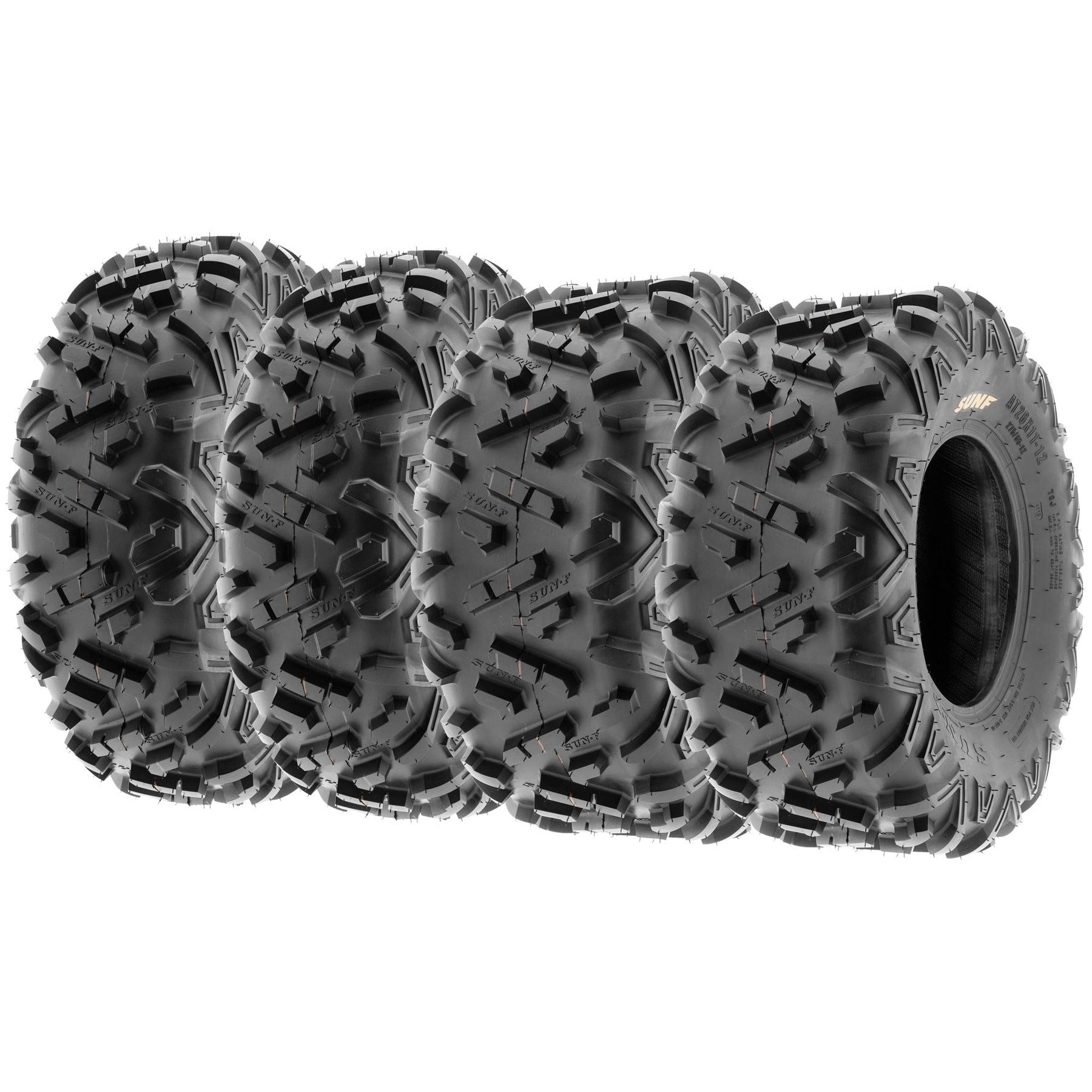 SunF Set 22x7-10 ve 22x10-10 A051 Power II Atv Utv Lastik Takımı Ön Arka