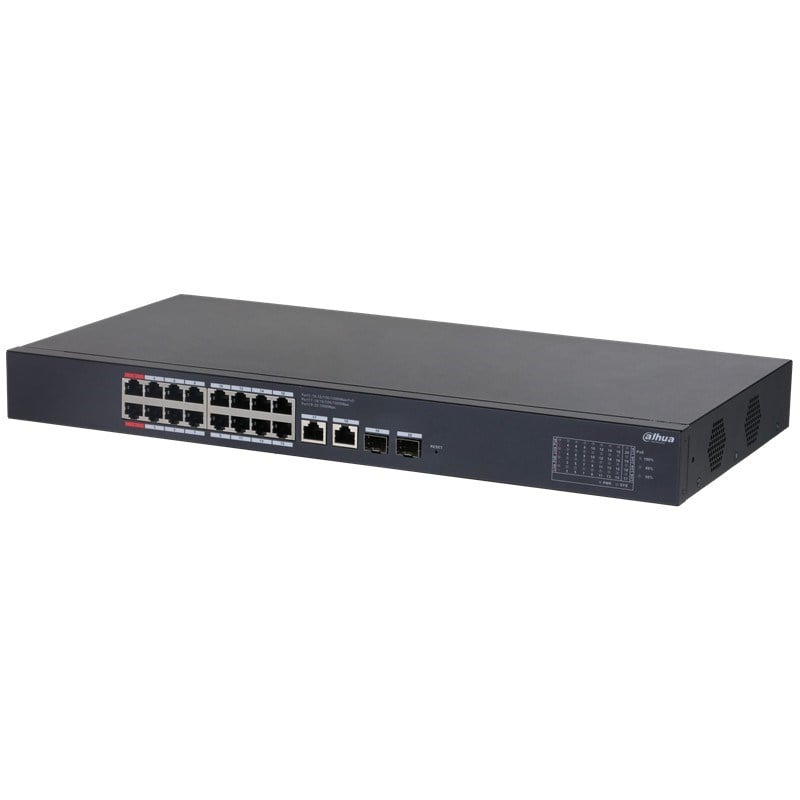 DAHUA CS4220-16GT-135 16 PORT GIGABIT 135W POE + 2X1GB SFP/RJ45 UPLINK CLOUD YÖNETİLEBİLİR RACKMOUNT