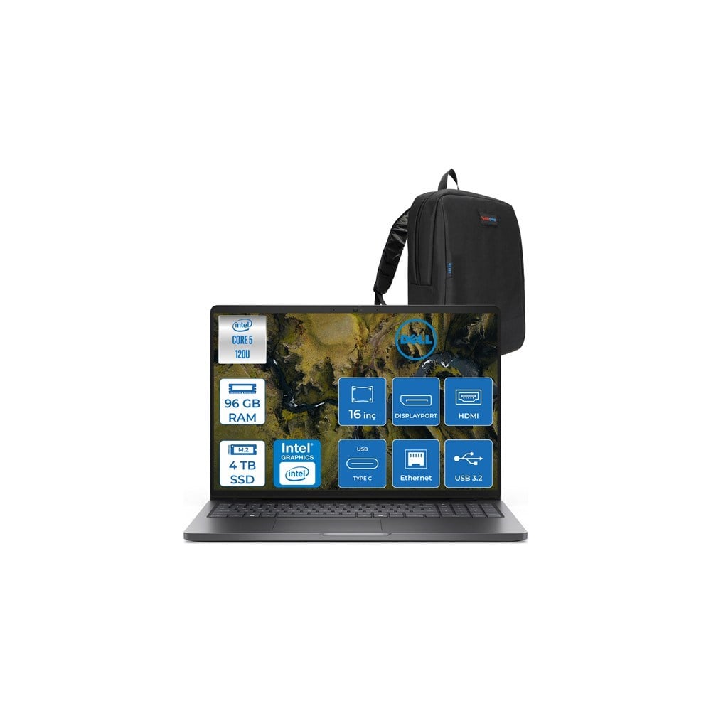 Dell Pro 16 Xcto Ultra Core 5 120U 96GB Ddr5 4tb SSD Intel Graphics 16