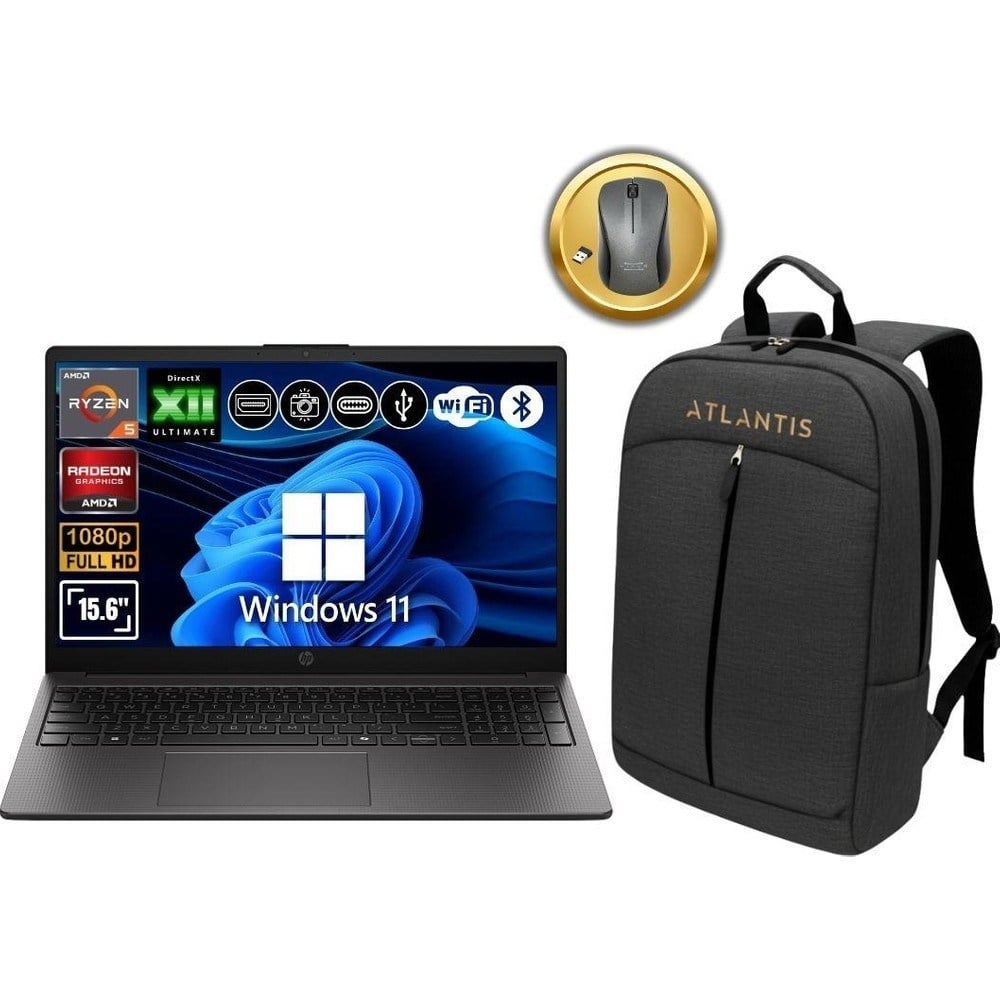 HP 255R G10 Amd Ryzen 5-7535U 8gb Ram 2tb SSD 15.6