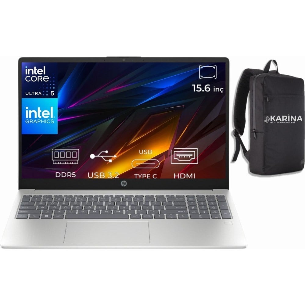 HP Aı 15-FD2026NT Ultra 5 225U D51E0EA-K29 16GB 1tb Intel Graphics W11PRO 15.6
