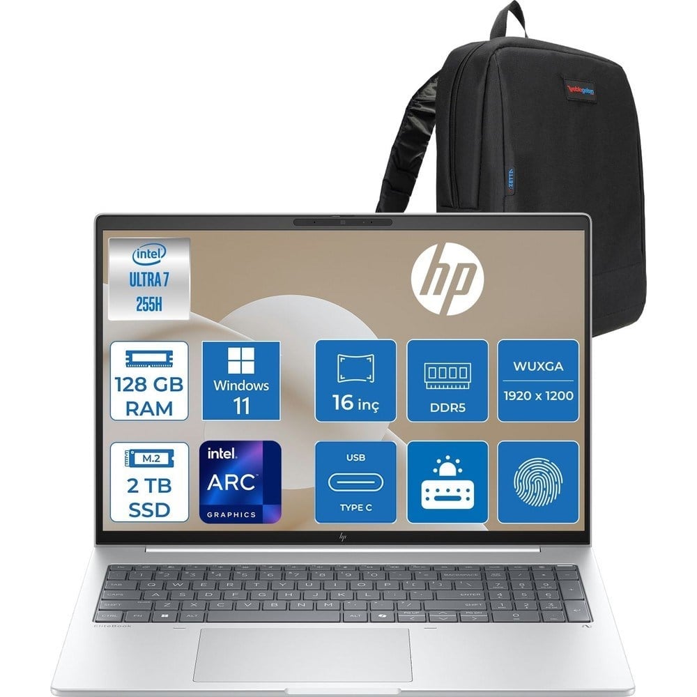 HP Elitebook 8 G1I Intel® Core Ultra 7 255H 128GB Ddr5 2tb SSD Intel® Arc™ 140T 16