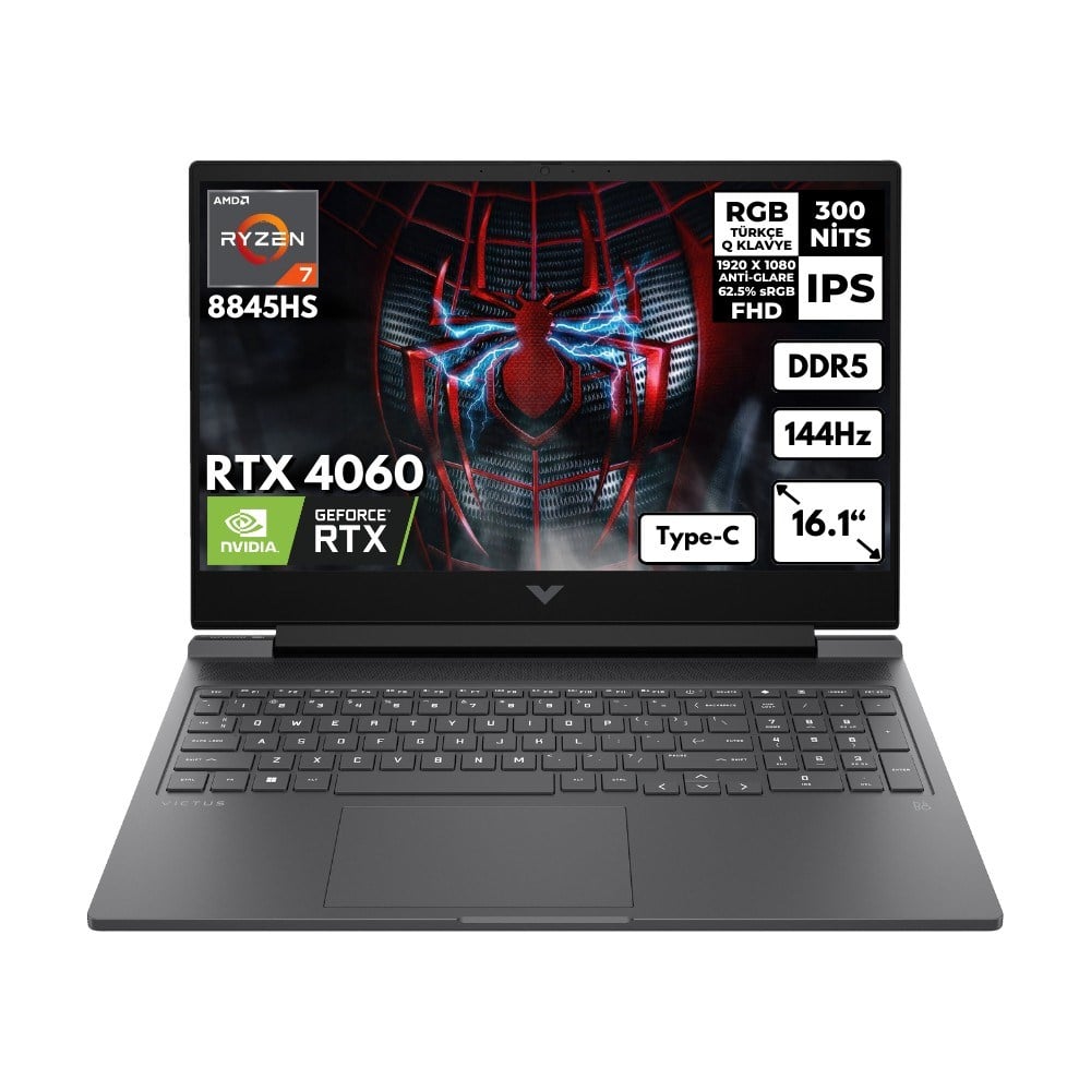 HP Victus 16-S1010NT 7 8845HS 32-GB DDR5 1 TB SSD RTX4060 (8gb) 16.1