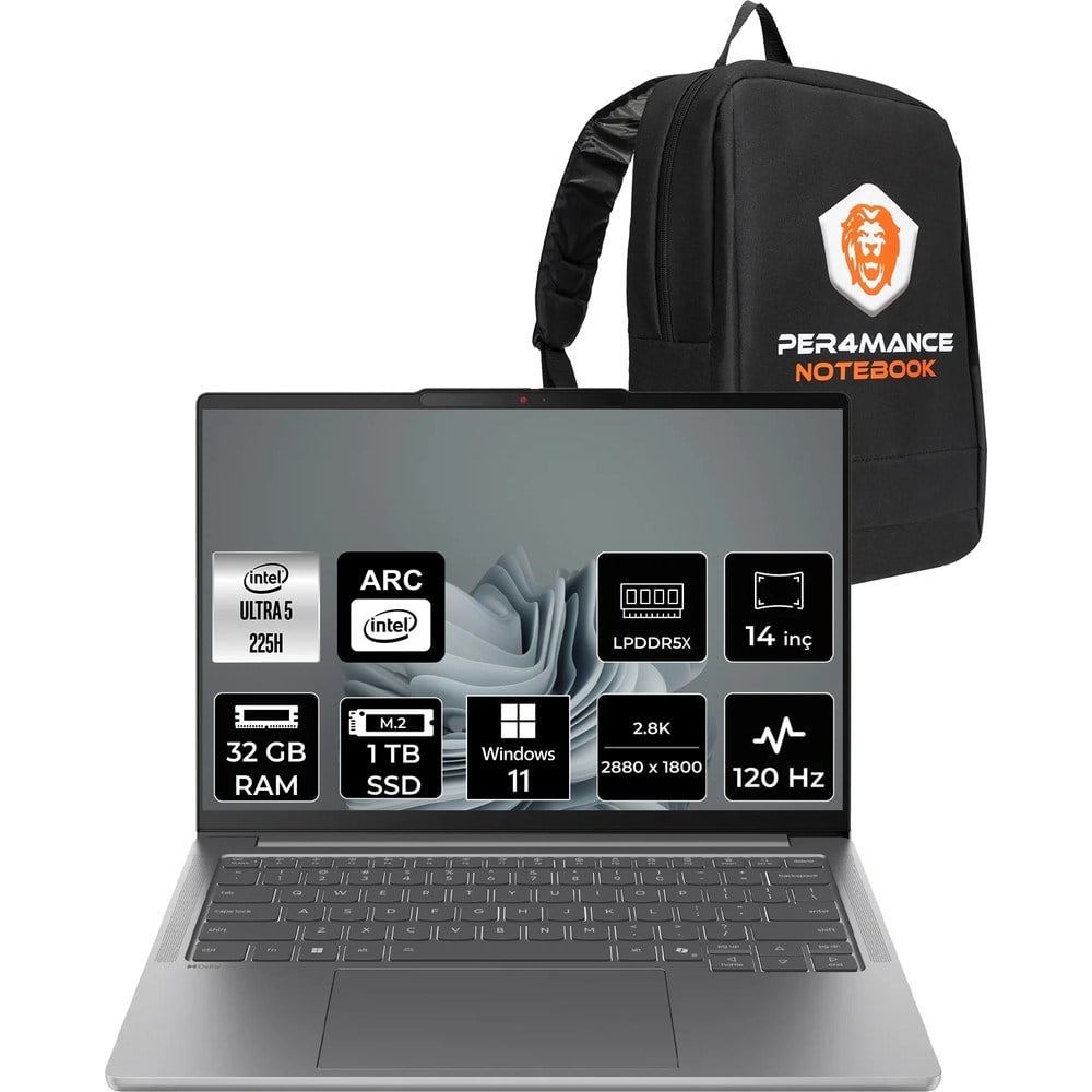 Lenovo Ideapad Pro 5 Core Ultra 5 225H Notebook 32GB RAM 1TB SSD 14