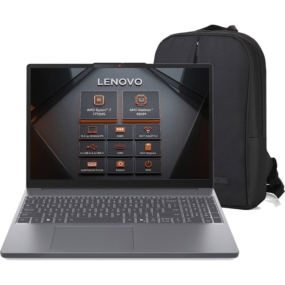 Lenovo Ideapad Slim 3 15ARP10 83K70098TR C47 Ryzen 7 7735HS 20 GB 4 Tb SSD Radeon 680M 15.3