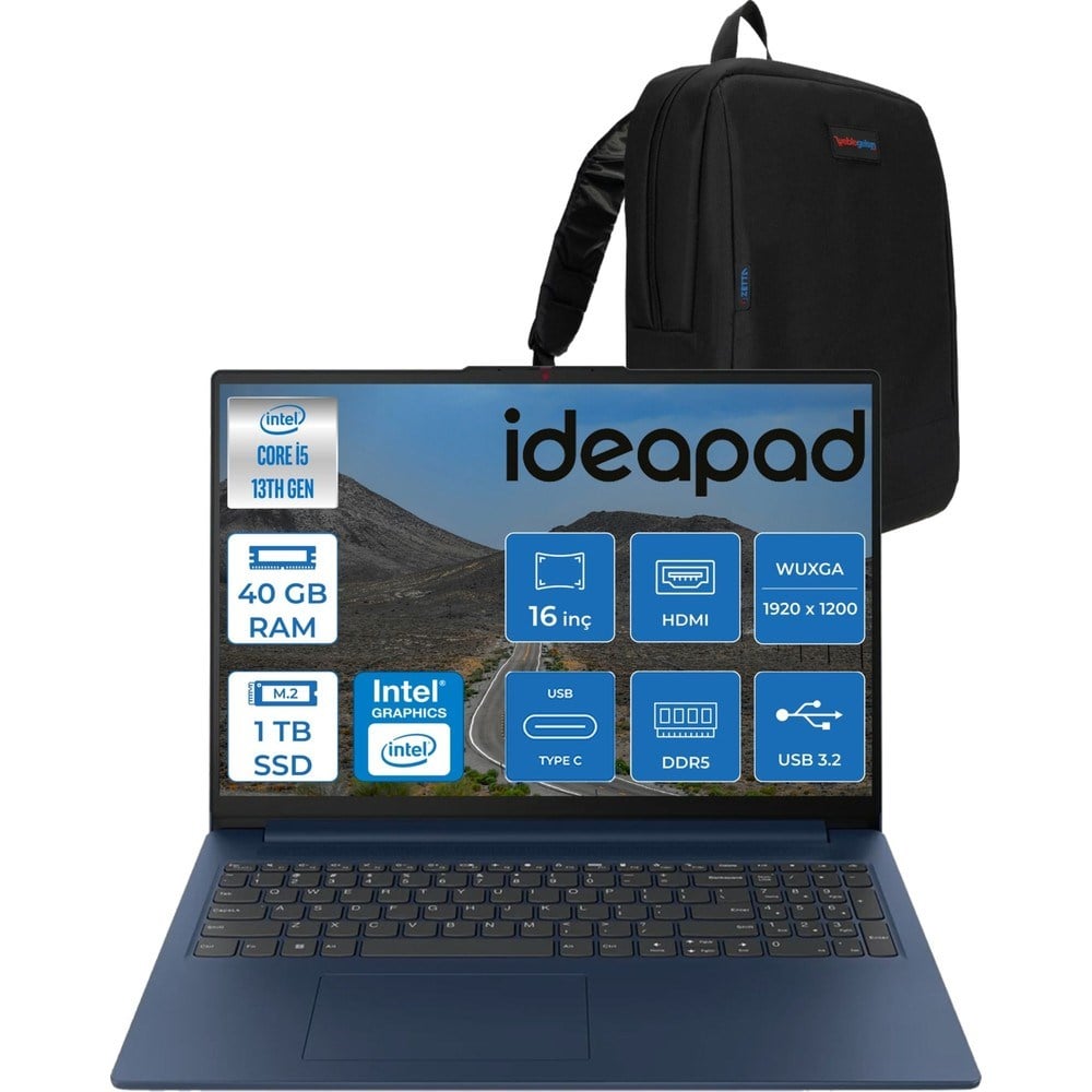 Lenovo Ideapad Slim 3 16IRH10 Intel Core I5 13420H 40GB 1tb SSD Freedos 16