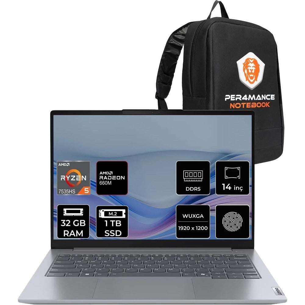 Lenovo Thinkbook 14 Gen 7 Ryzen 5 7535HS 32GB Ram 1tb SSD 14