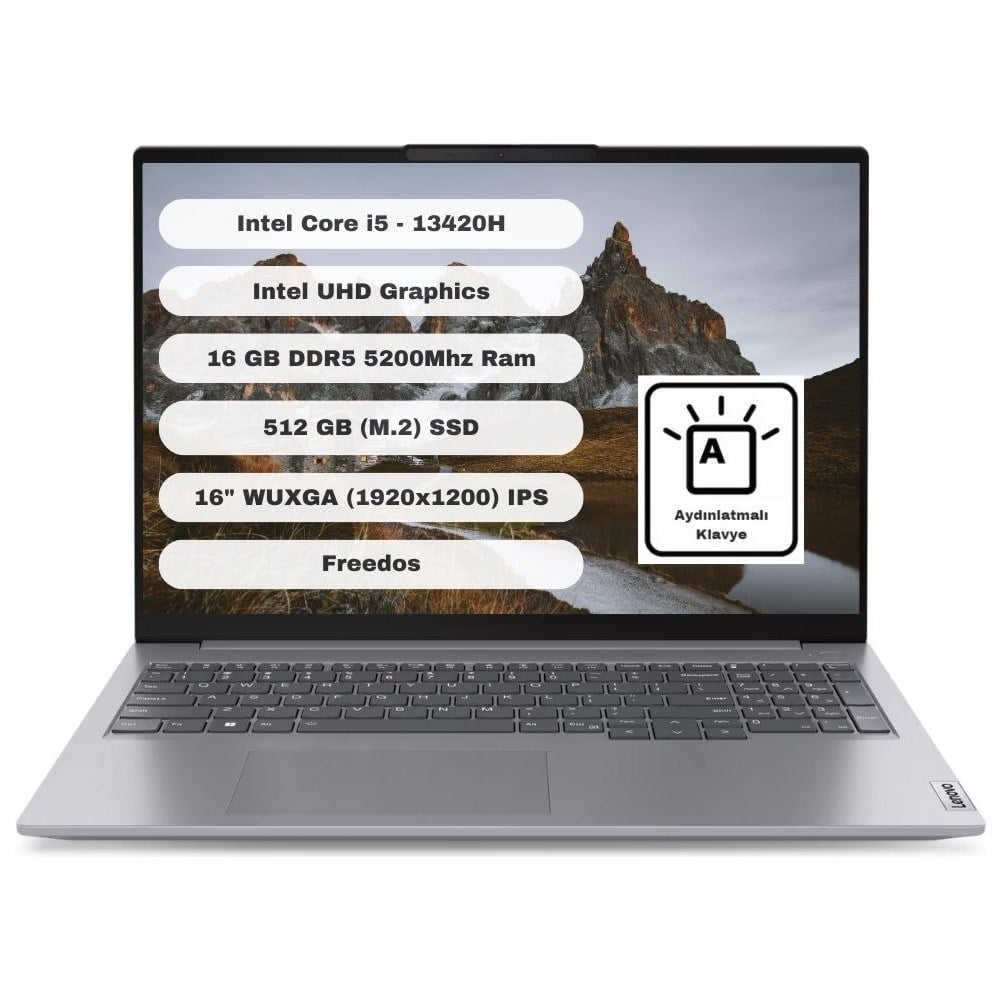 Lenovo Thinkbook 16 G6 Irl Intel Core I5 13420H 16GB 512GB SSD 16