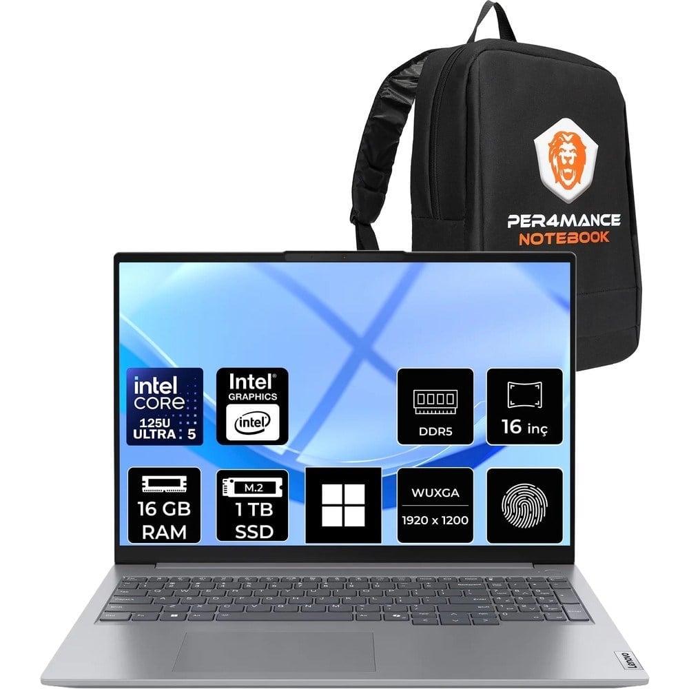 Lenovo Thinkbook 16 Gen 7 Core Ultra 5 125U 16GB Ram 1tb SSD 16