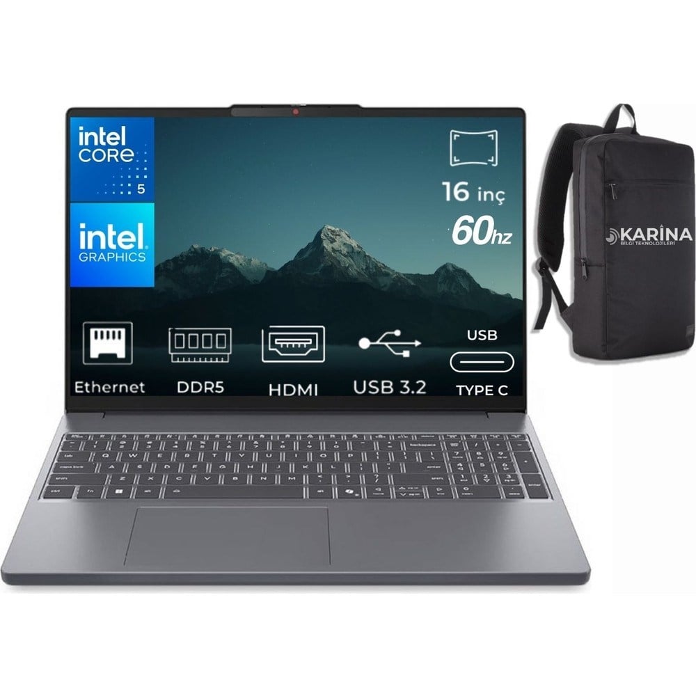 Lenovo Thinkbook 16 Intel Core Ultra 5 225U 21SK007VTX-K010 64GB 1tb Intel Graphics Freedos 16