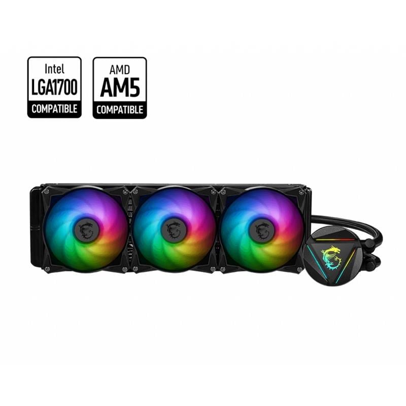 MSI MAG CORELIQUID 360R V2 360MM ARGB CPU SIVI SOĞUTUCU (LGA 1150/1151/1155/1156/1200/1700/AM5/AM4 UYUMLU)