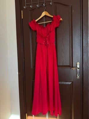 Korseli Maxi Elbise
