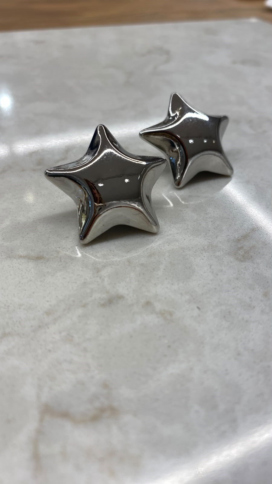 Silver Yıldız Küpe