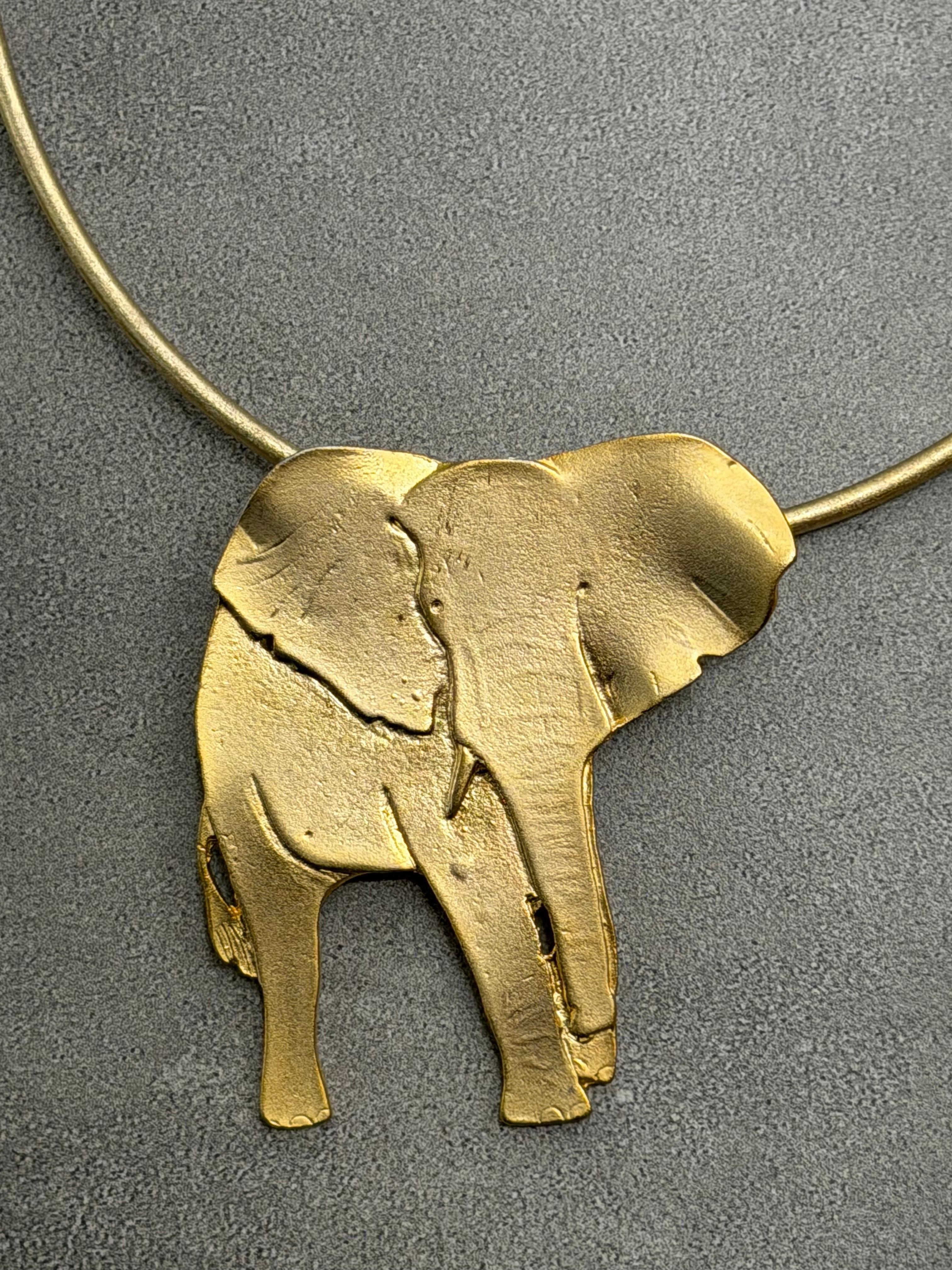 Tasma bohem fil sembol kolye