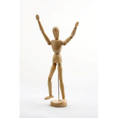 Ahşap Eskiz Manken 30 Cm