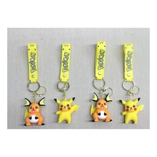 Pikachu Silikon Anahtarlık