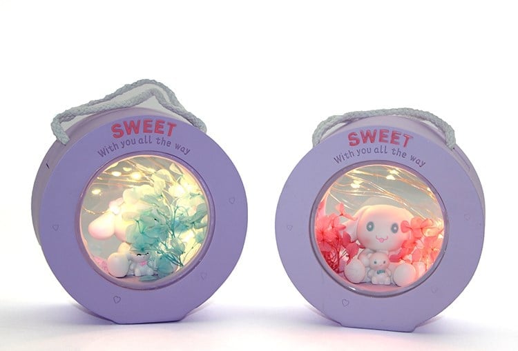 Polyester Hello Kitty Cinnamoroll Masa Üstü Lamba