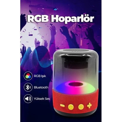 RGB IŞIKLI YÜKSEK SES HOPARLÖR