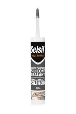 Siyah Universal Silikon - 280 gr - Dolgu Silikonu