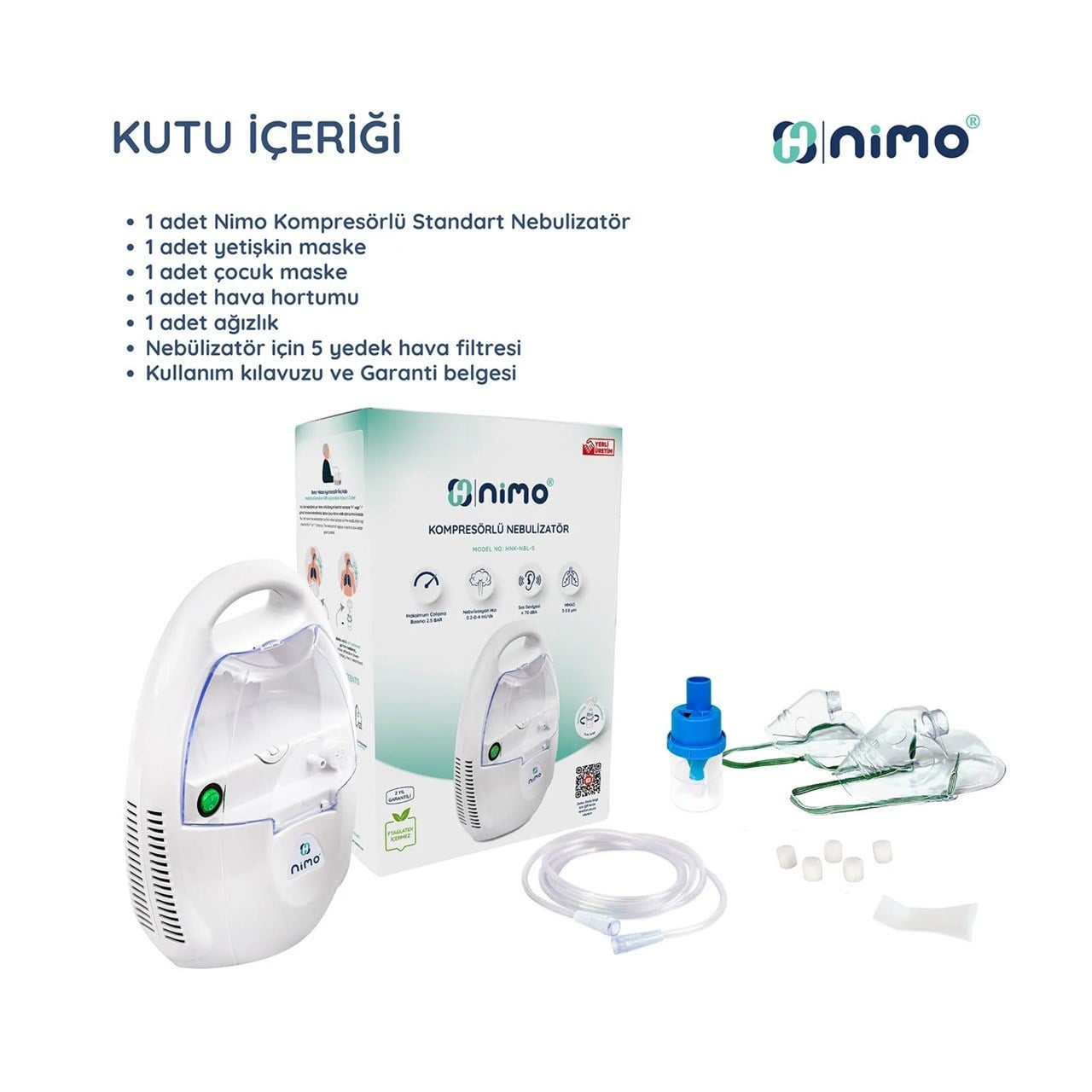 Nimo kompresorlu nebulizato