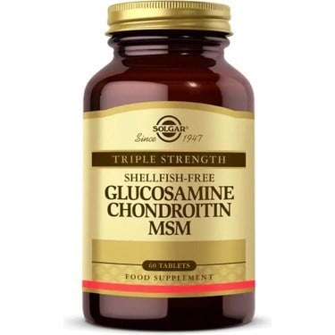 Solgar Glucosamine Chondroitin MSM 60 Tablet