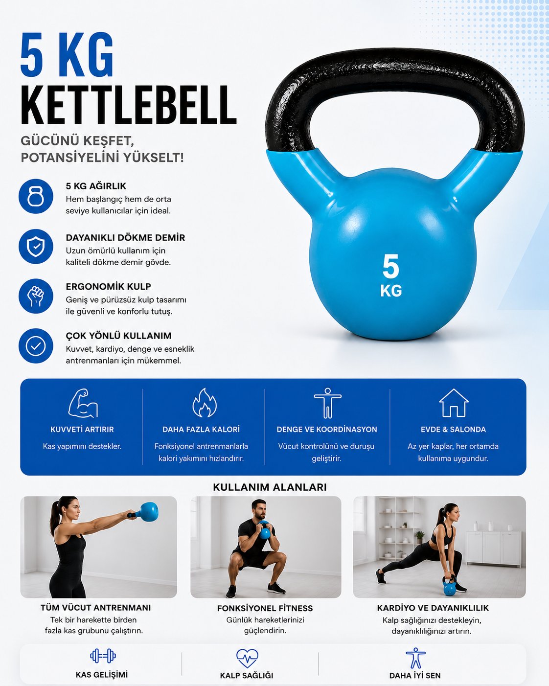 Voltrike Avs Kettlebell 5kg