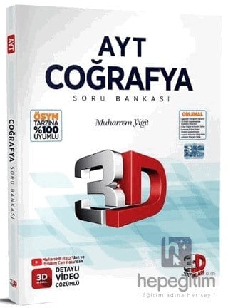 3D Yayınları AYT Coğrafya Soru Bankası
