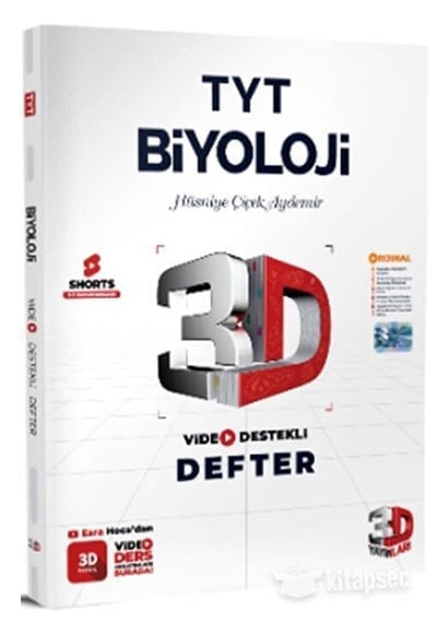3D Yayınları TYT Biyoloji Video Ders Kitabı