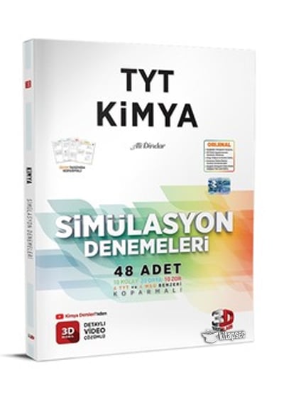 3D Yayınları TYT Kimya Simülasyon 48 Deneme