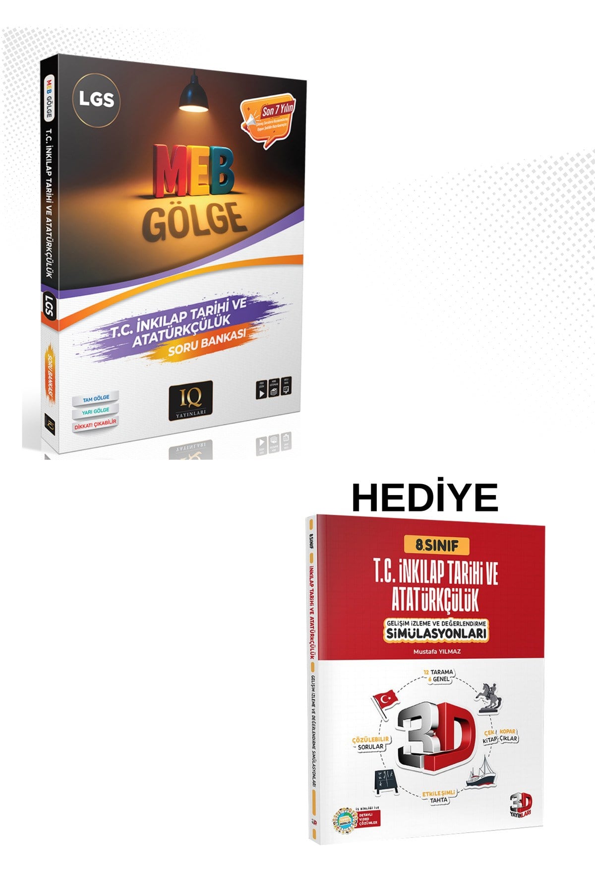 8. Sınıf Gölge T.C İnkılap Tarihi Soru Bankası Deneme Hediyeli (2 Kitap)