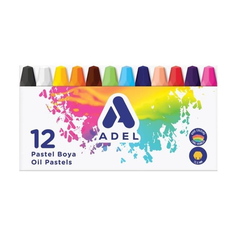 Adel Pastel Boya 12 Renk