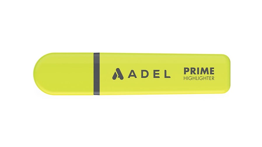 Adel Prime Highlighter Sarı Fosforlu Kalem