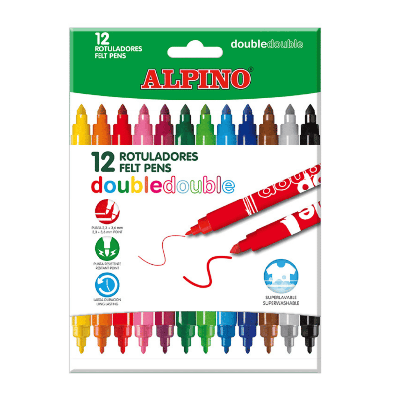 Alpino 12'li Keçeli Kalem 2,3 mm - 3,6 mm