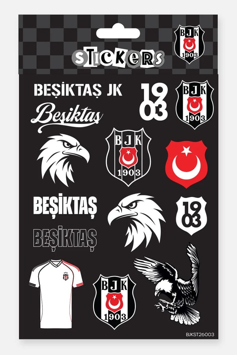 Beşiktaş JK Siyah Sticker